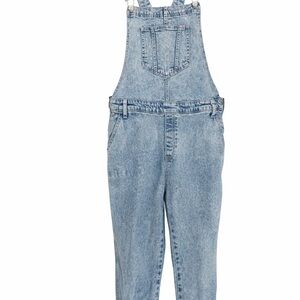 Old Navy Light Blue Denim Overalls Size 16 | Side Zip | Worn Once